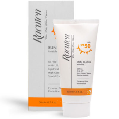 کرم ضد آفتاب بی رنگ راکوتن SPF50 پوست چرب